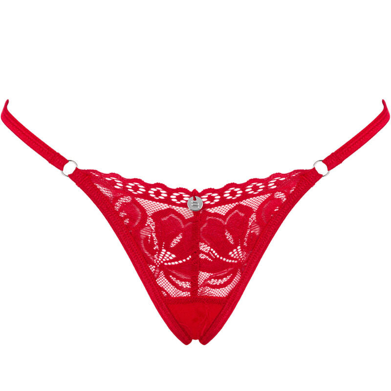 OBSESSIVE - ROTER LACELOVE-TANGA M/L