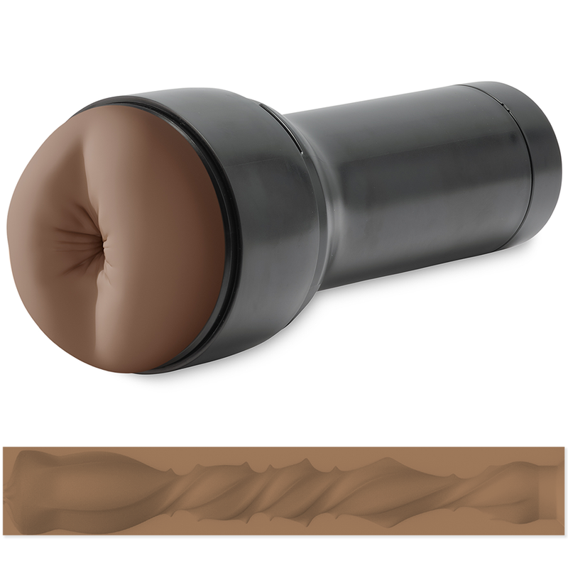 KIIROO - GENERIC FEEL STROKER ASS MASTURBATOR - MEDIUM BROWN 