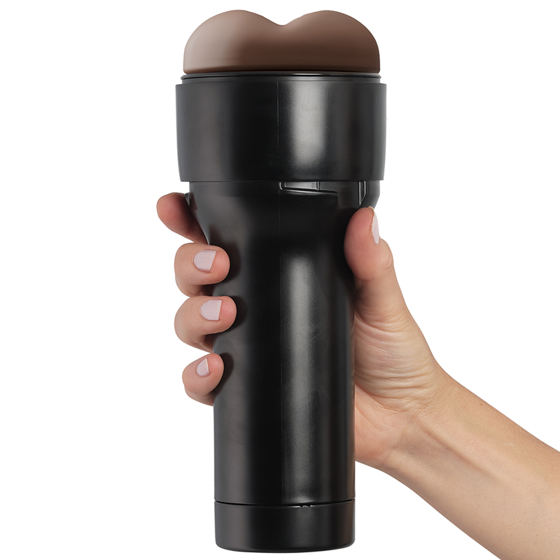 KIIROO - GENERIC FEEL STROKER ASS MASTURBATOR - MEDIUM BROWN 