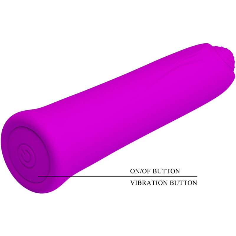 PRETTY LOVE - VIBRADOR CURTIS MINI SUPER POWER 12 VIBRAÕES DE SILICONE VIOLETA