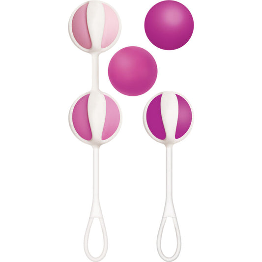 G-VIBE - SET MIT 5 ROSA GEIXA3-KUGELN