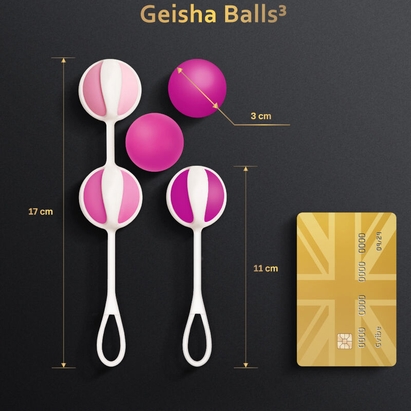 G-VIBE - SET OF 5 PINK GEIXA3 BALLS