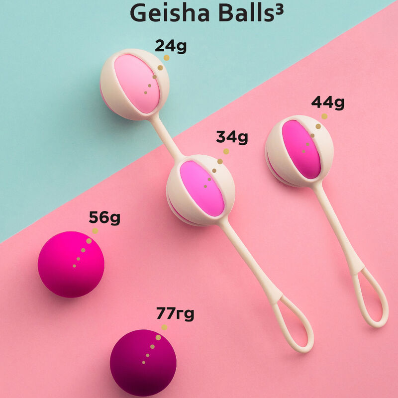 G-VIBE - SET OF 5 PINK GEIXA3 BALLS