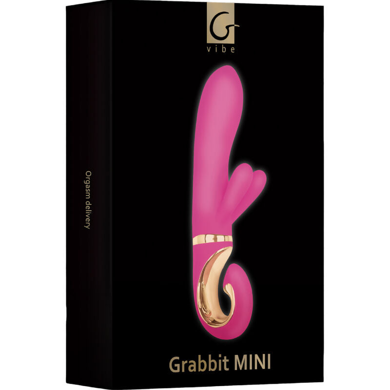 G-VIBE - GRABBIT MINI VIBRADOR DE SILICONE ROSA