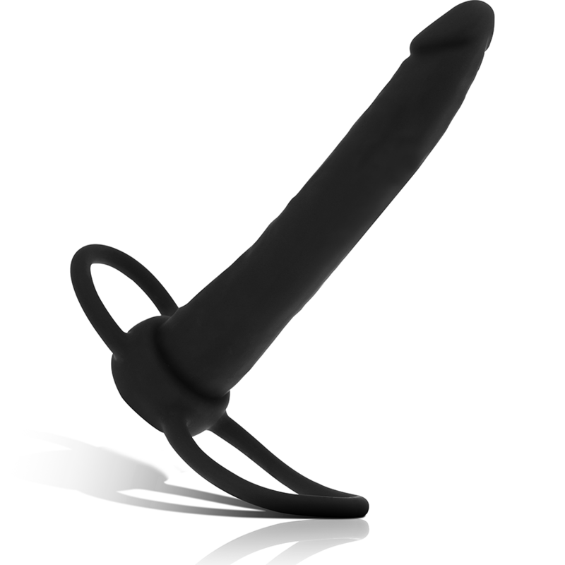 MYTHOLOGY - DILDO ANAL COBI ONYX COM ANEL DE GALO E TESTÍCULO 13 SILICONE CM