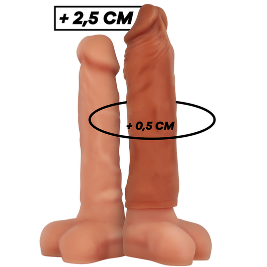 VIRILXL - LIQUID SILICONE PENIS EXTENSION V5 BROWN