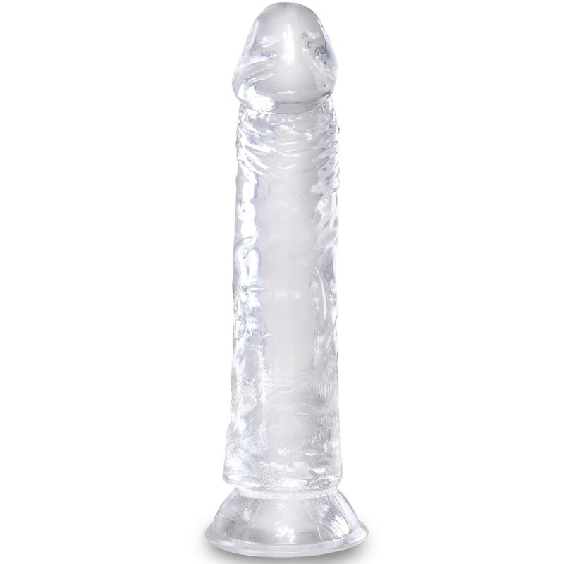 KING COCK - PÊNIS REALISTA CLARO 19.7 CM TRANSPARENTE