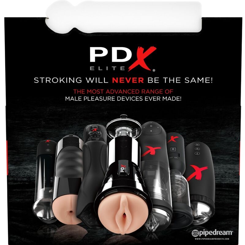 PDX ELITE - CONJUNTO STROKER 12 UNIDADES: 6X VAGINA, 3X ANO, 3X BOCA