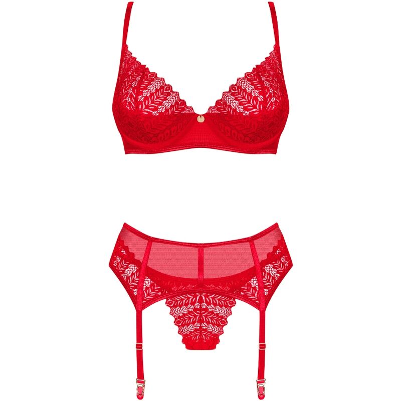 OBSESSIVE - CONJUNTO INGRIDIA TRÊS PEAS VERMELHO M/L