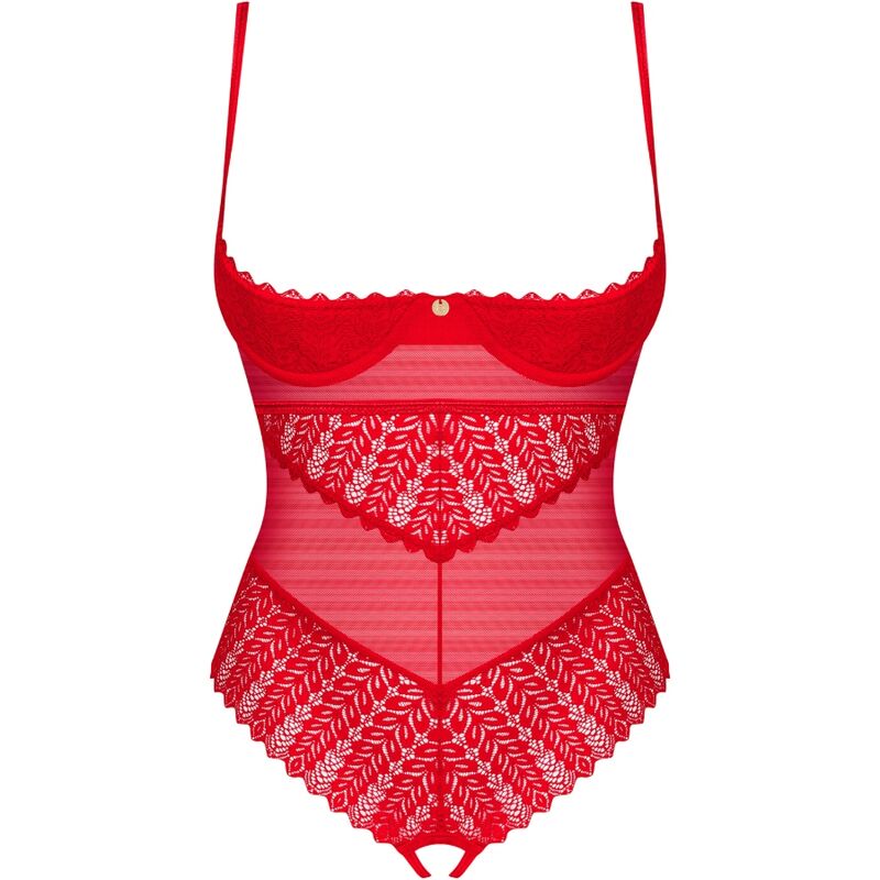 OBSESSIVE - INGRIDIA CROTCHLESS VERMELHO XL/XXL