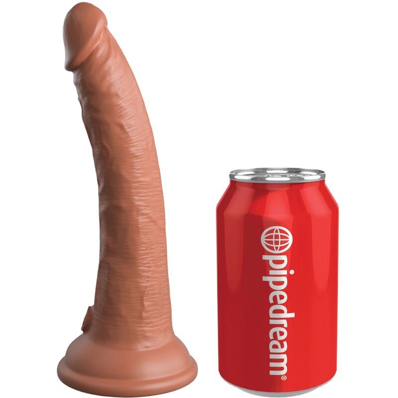 KING COCK - ELITE KOMFORTABLER VERSTELLBARER HARNESS MIT 17,8 CM DILDO