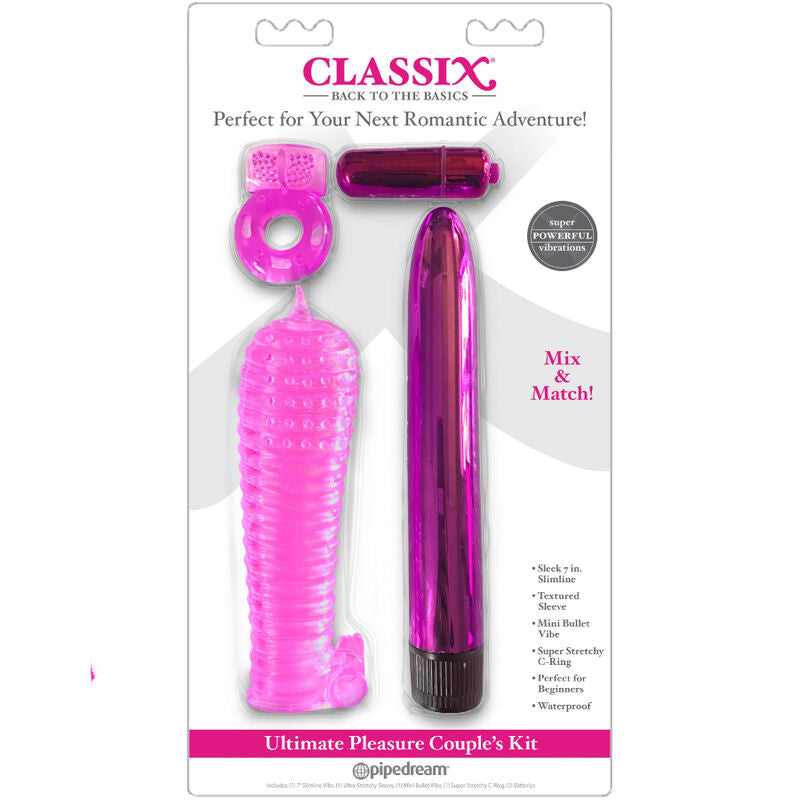 CLASSIX - COUPLES KIT WITH RING, SHEATH AND PINK CANDIES