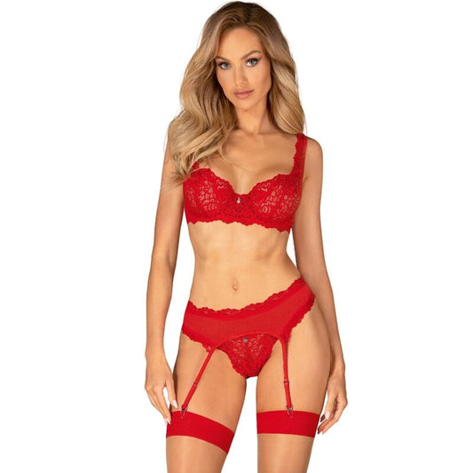 OBSESSIVE - CHERRIS LOVE 3 PIECE SET L/XL