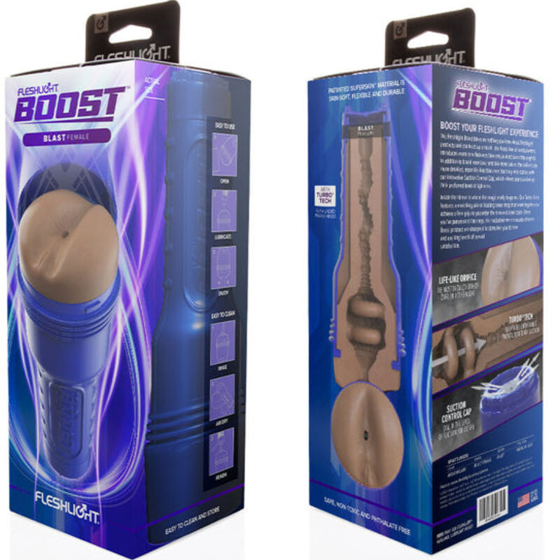 FLESHLIGHT BOOST - ANO BLAST WEIBLICHER MASTURBATOR MD FLESH RP 