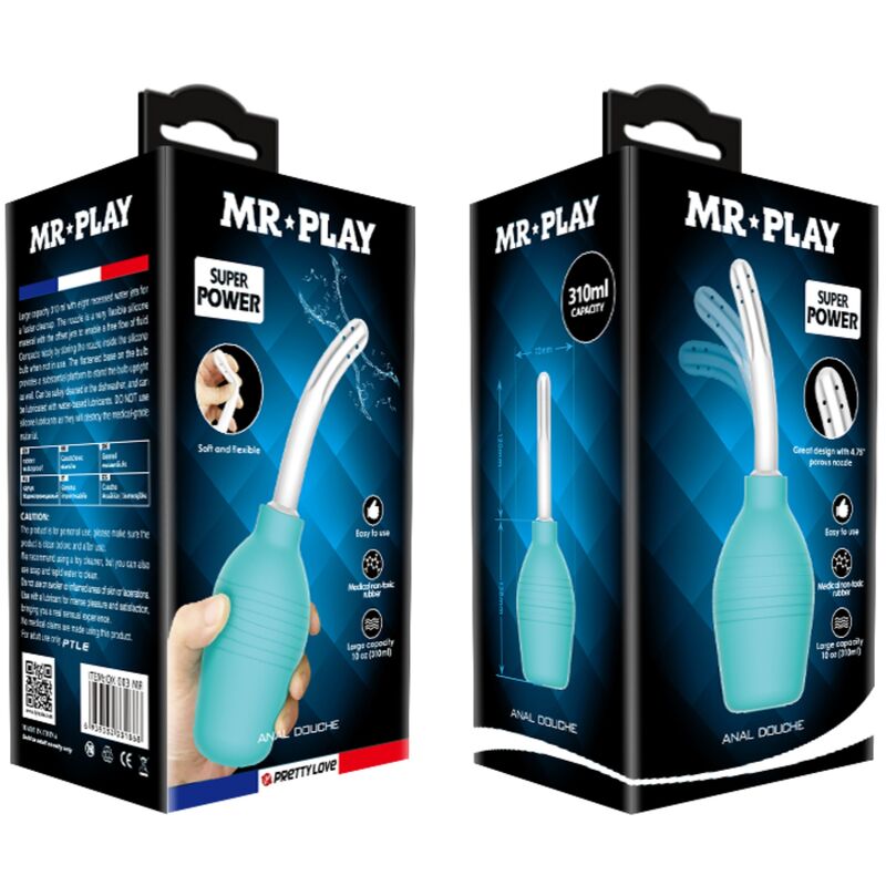 MR PLAY - BLAUE BIRNE ANAL GUMMIDUSCHE