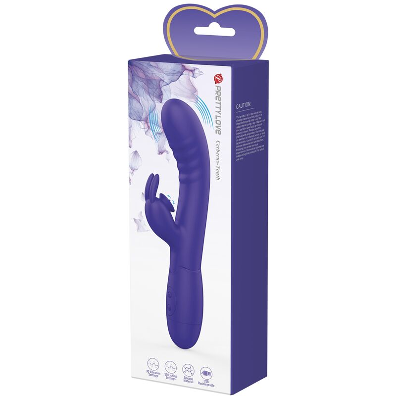 PRETTY LOVE - VIOLET RABBIT VIBRATOR CERBERUS YOUTH