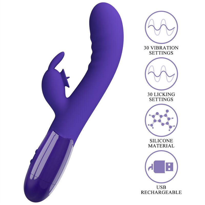 PRETTY LOVE - VIOLET RABBIT VIBRATOR CERBERUS YOUTH