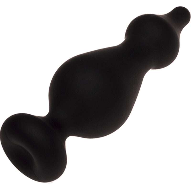 ADRIEN LASTIC - AMUSE BLACK SILICONE ANAL PLUG SIZE L