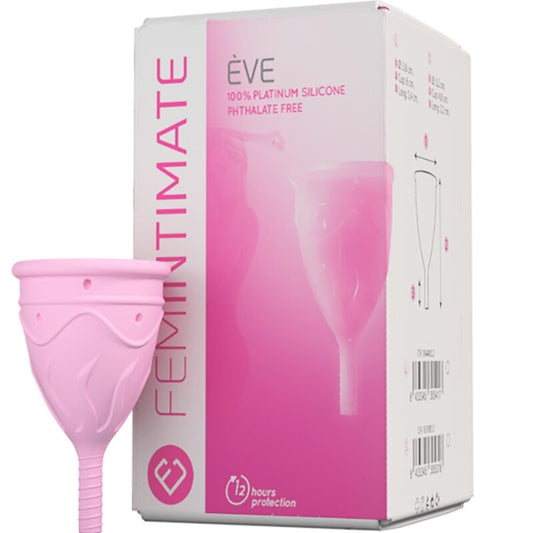 FEMINTIMATE - EVE SILICONE MENSTRUAL CUP - SIZE L