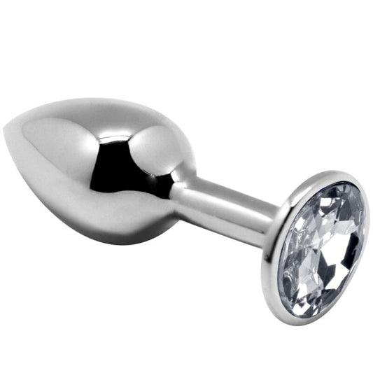 ALIVE - MINI WHITE METAL ANAL PLEASURE PLUG SIZE L