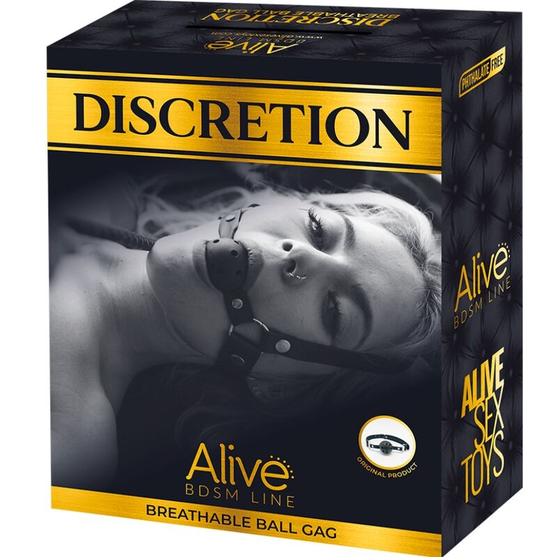 ALIVE - RED BREATHABLE DISCRETION GAG