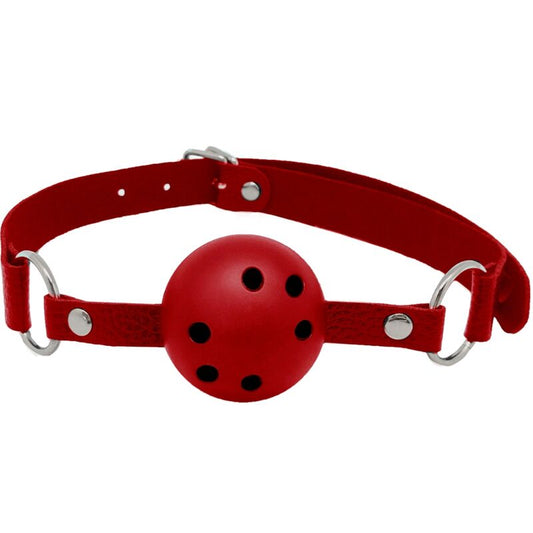 ALIVE - RED BREATHABLE DISCRETION GAG