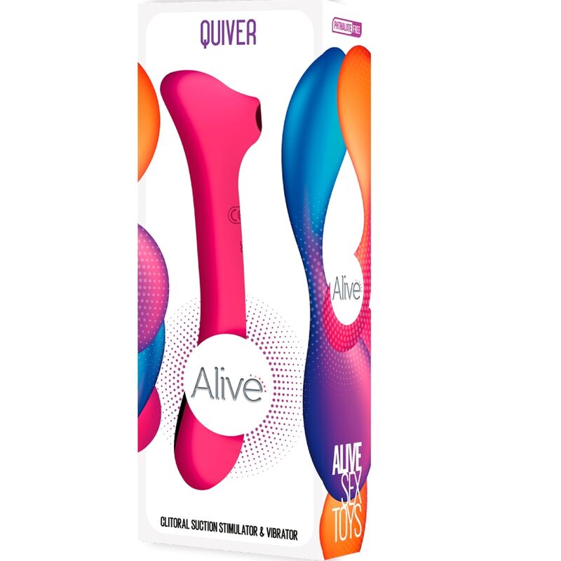 ALIVE - SUCKER E VIBRADOR FÚCSIA DE ALJAVA