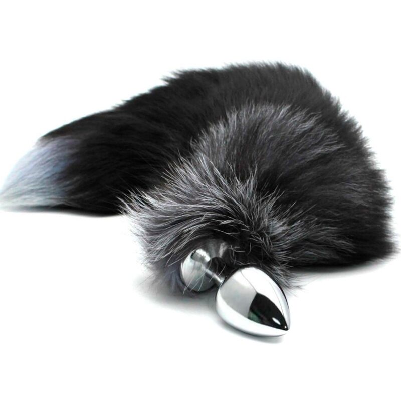 ALIVE - METAL FOX TAIL ANAL PLEASURE PLUG SIZE S