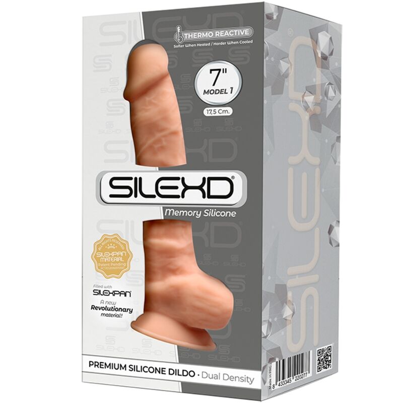 SILEXD - MODEL 1 PREMIUM REALISTIC SILEXPAN SILICONE PENIS 17.5 CM