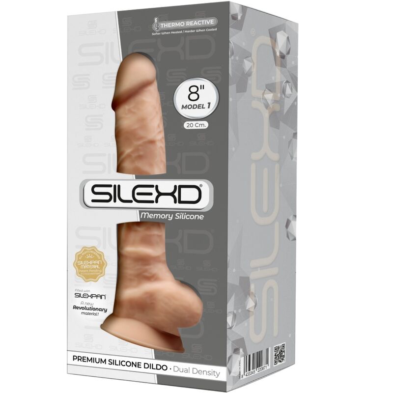 SILEXD - MODEL 1 PREMIUM REALISTIC SILEXPAN SILICONE PENIS 20 CM