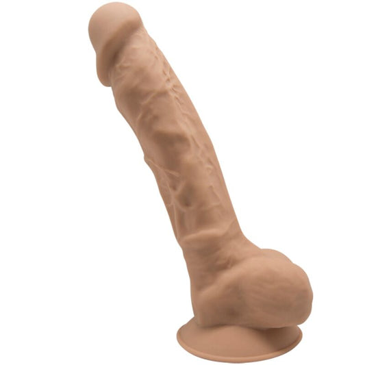 SILEXD - MODEL 1 PREMIUM REALISTIC PENIS SILEXPAN SILICONE CARAMEL 17.5 CM