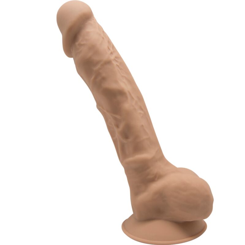 SILEXD - MODEL 1 PREMIUM REALISTIC PENIS SILEXPAN SILICONE CARAMEL 23 CM