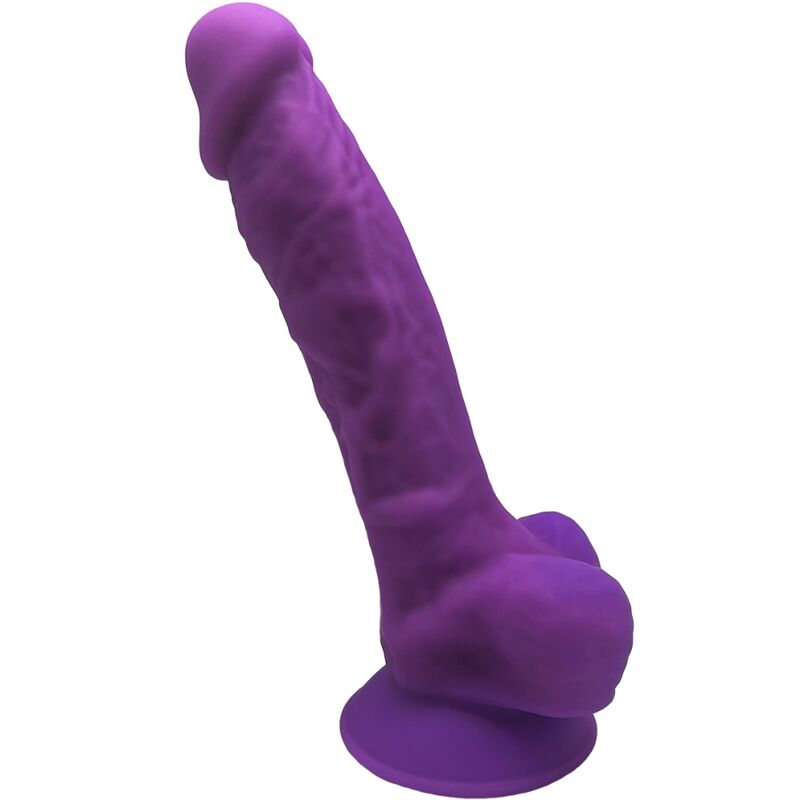 SILEXD - MODEL 1 PREMIUM REALISTIC PENIS SILEXPAN SILICONE VIOLET 17.5 CM