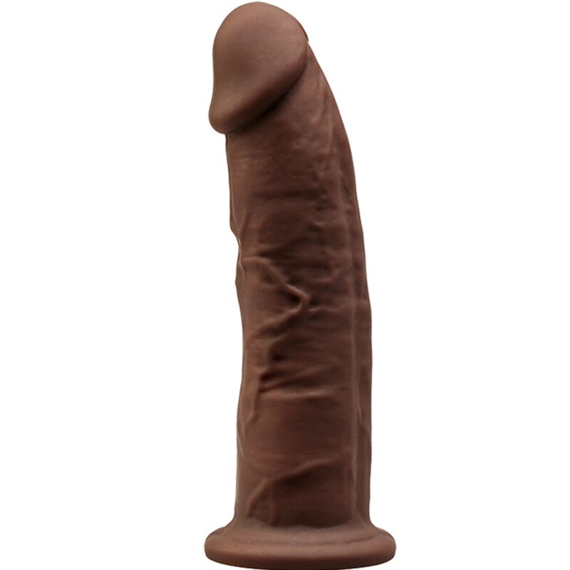 SILEXD - MODEL 2 PREMIUM REALISTIC PENIS SILEXPAN SILICONE BROWN 15 CM