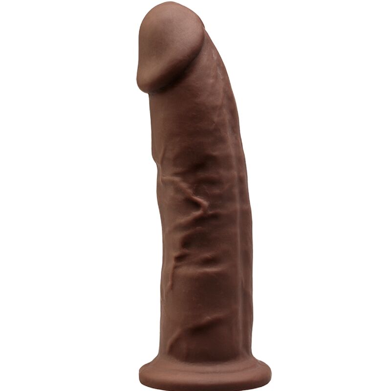 SILEXD - MODEL 2 PREMIUM REALISTIC PENIS SILEXPAN SILICONE BROWN 23 CM