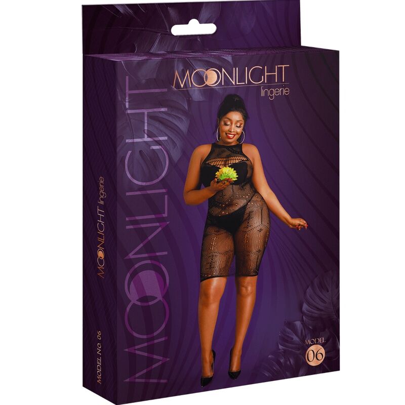 MOONLIGHT - BLACK PLUS SIZE DRESS SIZE 6