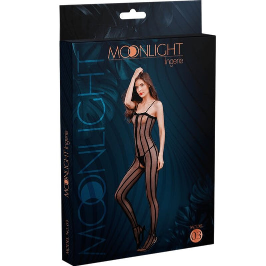 MOONLIGHT - MODEL 3 BLACK BODYSTOCK ONE SIZE