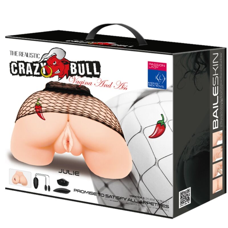 CRAZY BULL - REALISTIC MESH VAGINA AND NAKED PUSSY WITH VIBRATOR