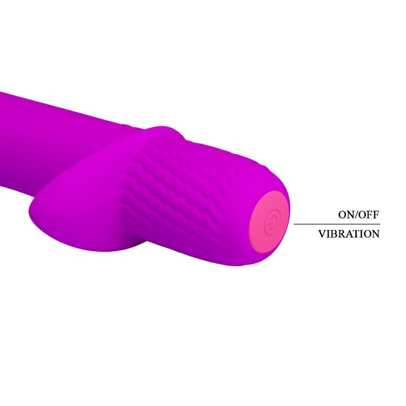 PRETTY LOVE - VIBRADOR RECARREGVEL TROY ROXO