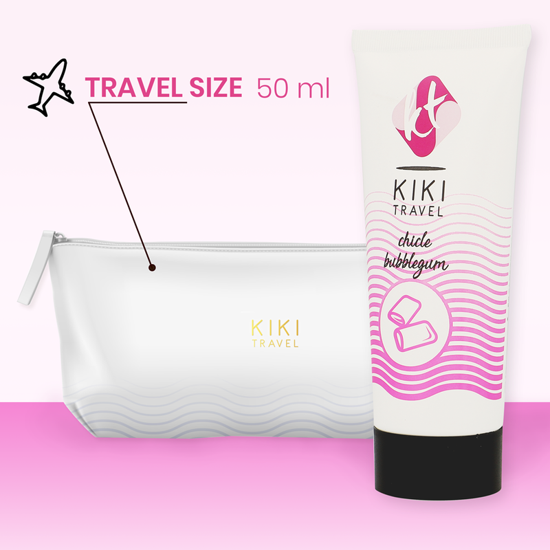 KIKÍ TRAVEL - STRAWBERRY GUM LUBRICANT 50 ML