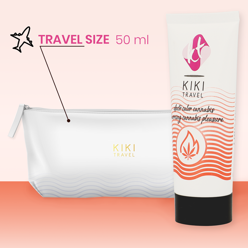 KIKÍ TRAVEL - CANNABIS-SCHMIERMITTEL MIT WÄRMEFFEKT 50 ML