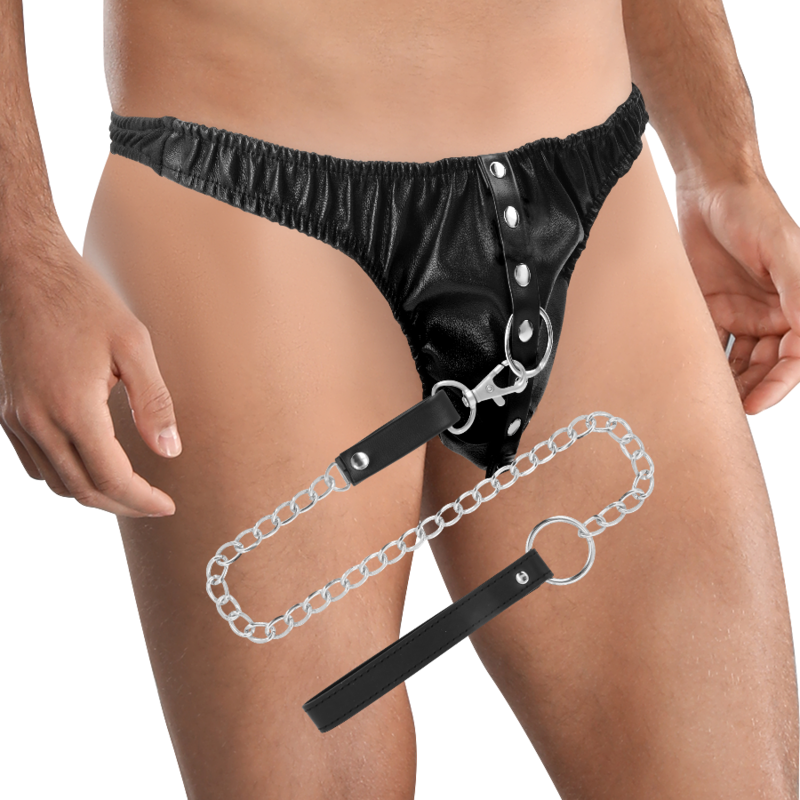 DARKNESS - SUBMISSION TANGA MIT METALLKETTE