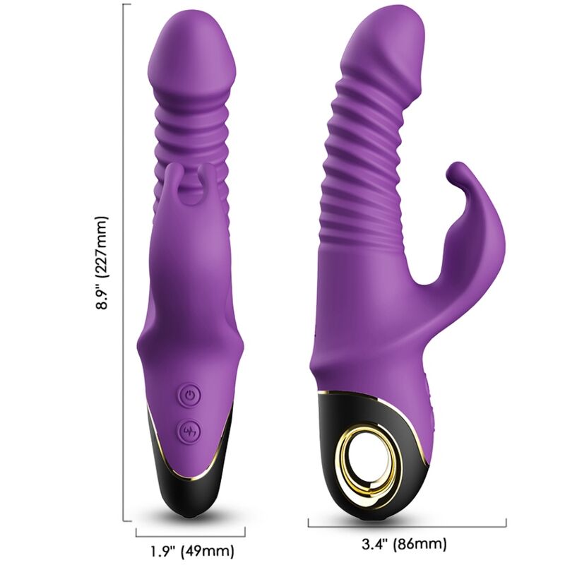 ARMONY - VIBRIERENDER DILDO ZING LILA KANINCHEN