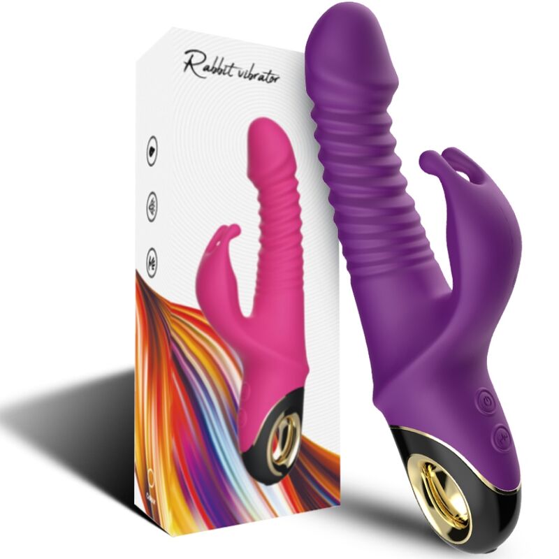 ARMONY - VIBRIERENDER DILDO ZING LILA KANINCHEN