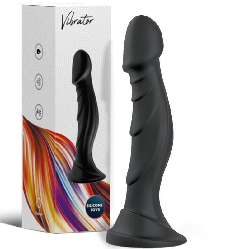 ARMONY – SCHWARZER DILDO MIT FERNBEDIENUNG UND ANAL-PLUG-VIBRATOR