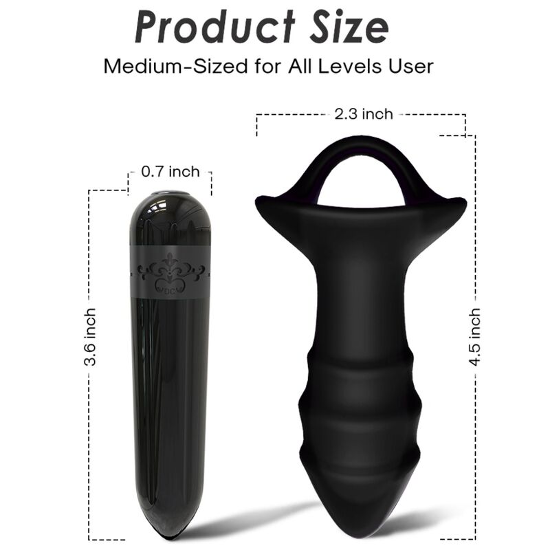 ARMONY - KYLIN FINGERVIBRATOR UND SCHWARZER BUTT PLUG MIT FERNBEDIENUNG