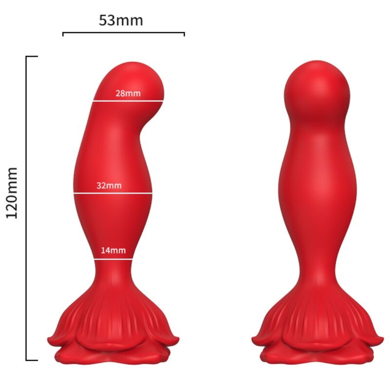 ARMONY - VIBRADOR ROSA E PLUG ANAL CONTROLE REMOTO VERMELHO