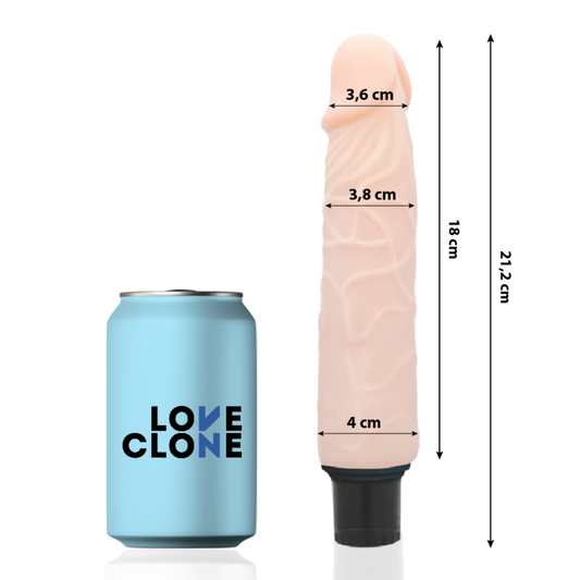 LOVECLONE - FINN SELF-LUBRICANT VIBRATOR 21.2 CM -O- 3.8 CM