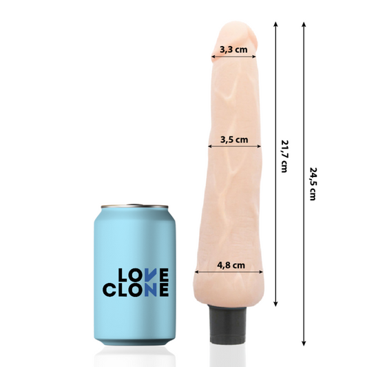 LOVECLONE - RAGNAR SELBSTSCHMIERENDER VIBRATOR 24,5 CM -O- 3,5 CM