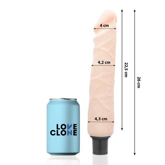 LOVECLONE - JANSEN SELF-LUBRICANT VIBRATOR 26 CM -O- 4.2 CM